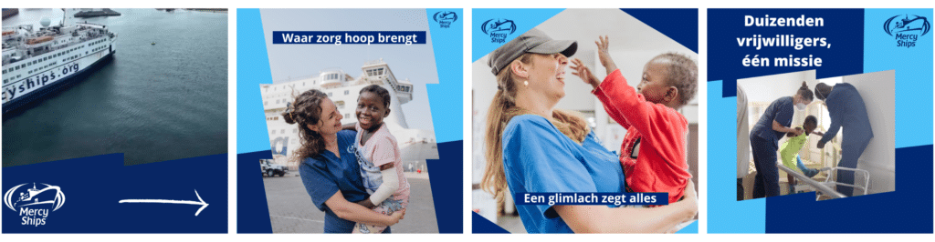 Content uiting Meta Ads Mercy Ships